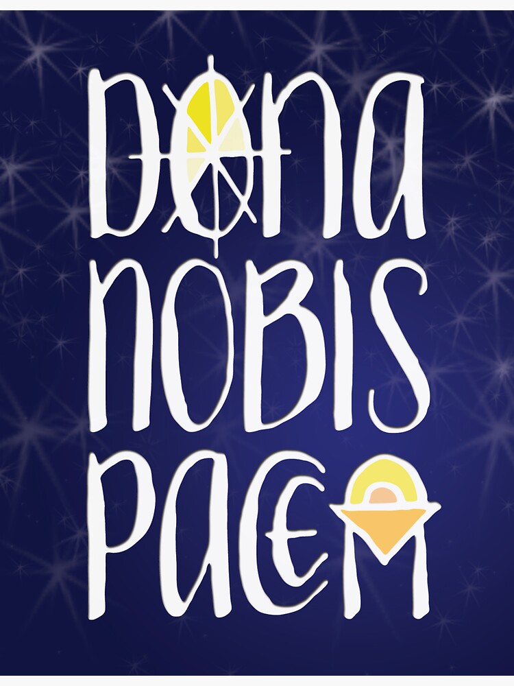 Dona Nobis Pacem Christmas Card by ArtMarks