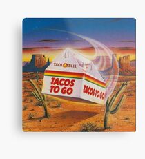 Taco Bell - Vintage Anzeige Metallbild
