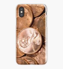 US Penny Coin Background iPhone Case