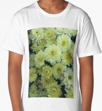 Yellow Floral Long T-Shirt