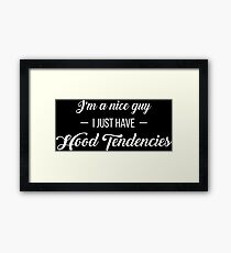 Hood Framed Print