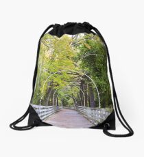The Bridge of Fall Drawstring Bag