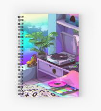 vaporwave ästhetisch Spiralblock