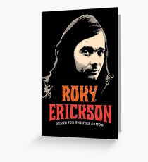 Roky Erickson Greeting Card