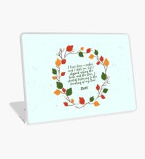 Rumi Quote I stated Listening To The Teaching Of My Own Soul Laptop Skin
