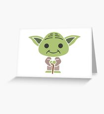 Yoda Greeting Card