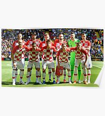 Póster Croacia World Cup Inicio
