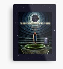 Doctor Who and the Abandoned Power Plant Metal Print