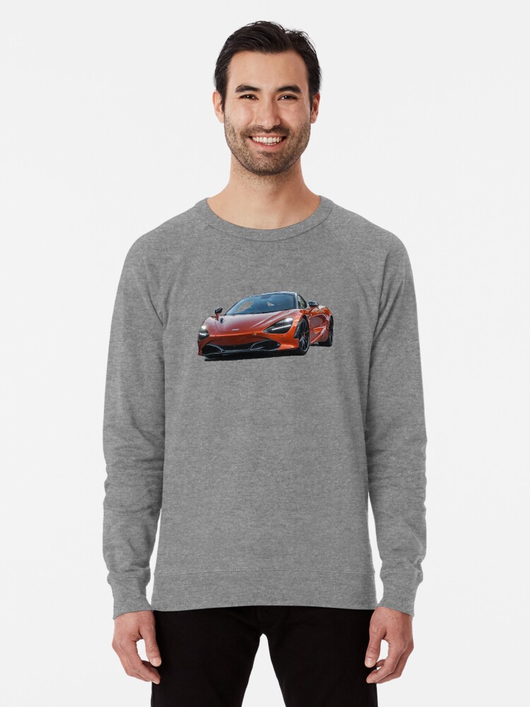 Mclaren 720s In Lava Orange Lightweight Sweatshirt By