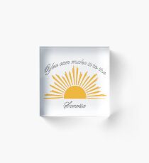 Sunrise Acrylic Block