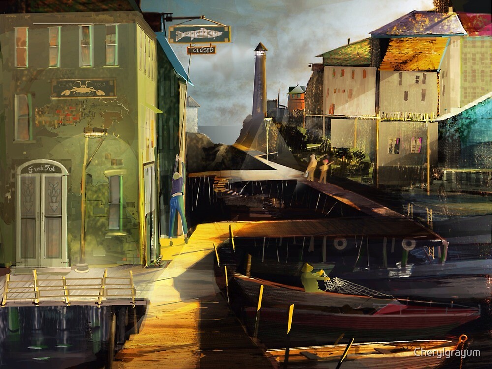 “The Wharf " by Cherylgrayum | Redbubble