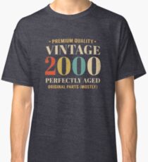Retro Vintage 2000 Awesome 18th Birthday Gift Classic T-Shirt