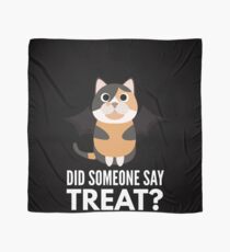 Calico Cat Halloween Trick or Treat Scarf