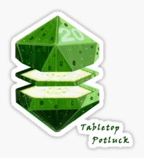 Cucumber Dice Sticker
