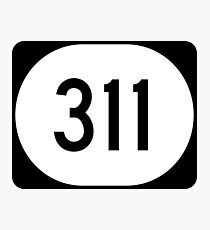Mississippi Highway MS 311 | United States Highway Shield Sign Sticker Photographic Print