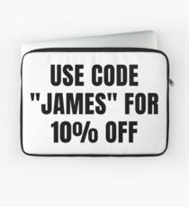 Code James Laptop Sleeve