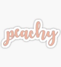 Peachy Sticker
