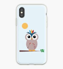 Be brave with owl iPhone Case