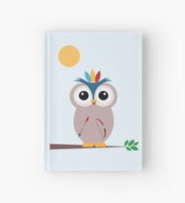 Be brave with owl Hardcover Journal