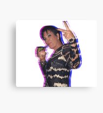 Trippy Kris Jenner Canvas Print