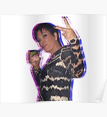 Trippy Kris Jenner Poster