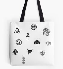 Pagan Symbols of the World Tote Bag