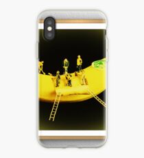 Banana Boat Mining Company - Wooden Frame - Steve Purnell & Sandra Cockayne iPhone Case