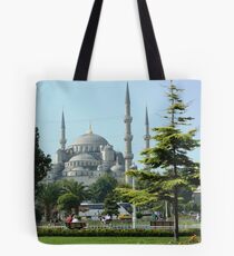 Blue Mosque Tote Bag
