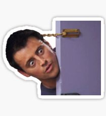 joey doorway surprise Sticker