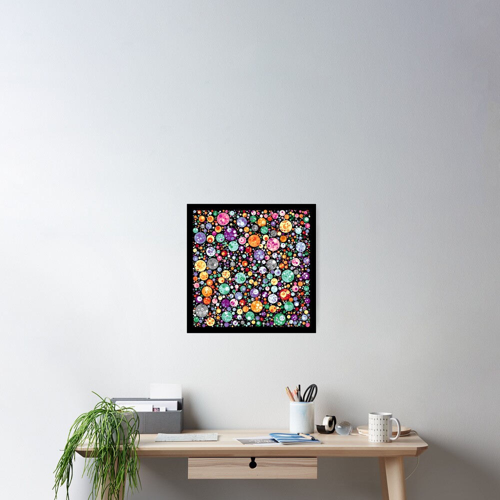 Points on a circle 018 Poster