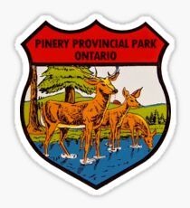 Pinery Provincial Park Ontario Vintage Travel Decal Sticker