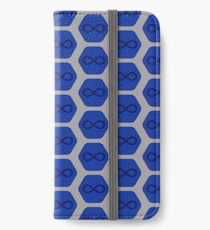 Stadt des Lichts (Unendlichkeit) iPhone Flip-Case/Hülle/Skin