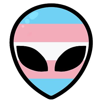 Transgender Alien Sticker for Sale by Lataly