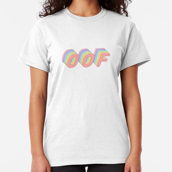 Oof T Shirts Redbubble - roblox supreme oof kids premium t shirt pink