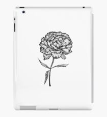 Peony Ink Sketch iPad Case/Skin