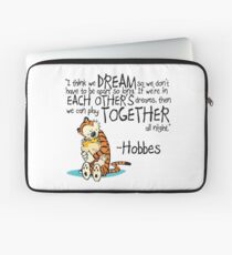 Calvin and Hobbes Dreams Quote Laptop Sleeve