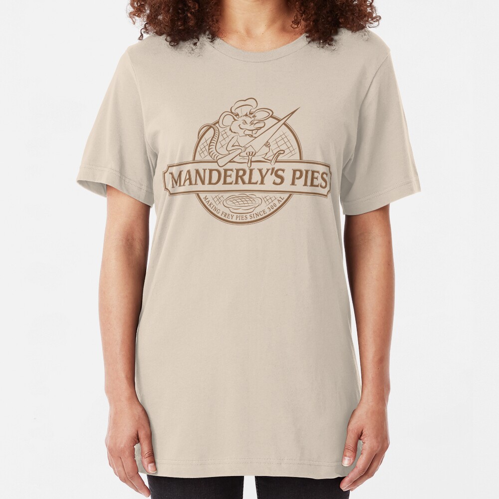 Manderly's Pies Slim Fit T-Shirt