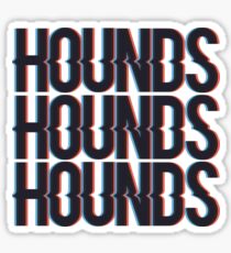 Hounds 3-d Sticker