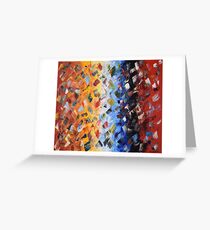 Confetti with white Greeting Card