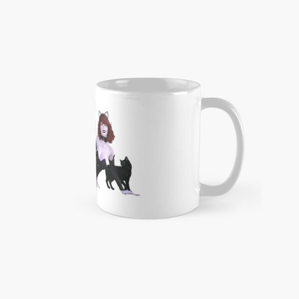 Undead Angels: Vampire Cat Girl Classic Mug