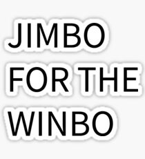 Jimbo for the Winbo Sticker