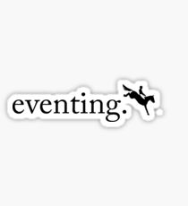 eventing Sticker
