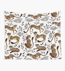 Cheetah Collection – Mocha & Black Palette Wall Tapestry