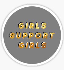GIRLS SUPPORT GIRLS - modern Sticker