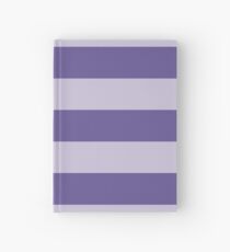 Cuaderno de tapa dura Rayas violeta y lila