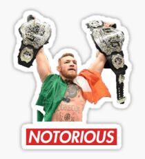 conor mcgregor the notorious Sticker