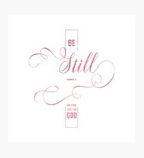 Christian Quote Photographic Print