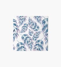 watercolor branch blue Art Board