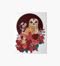 Owl Floral Eclipse Art Board