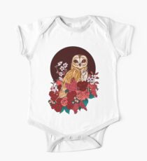 Owl Floral Eclipse One Piece - Short Sleeve